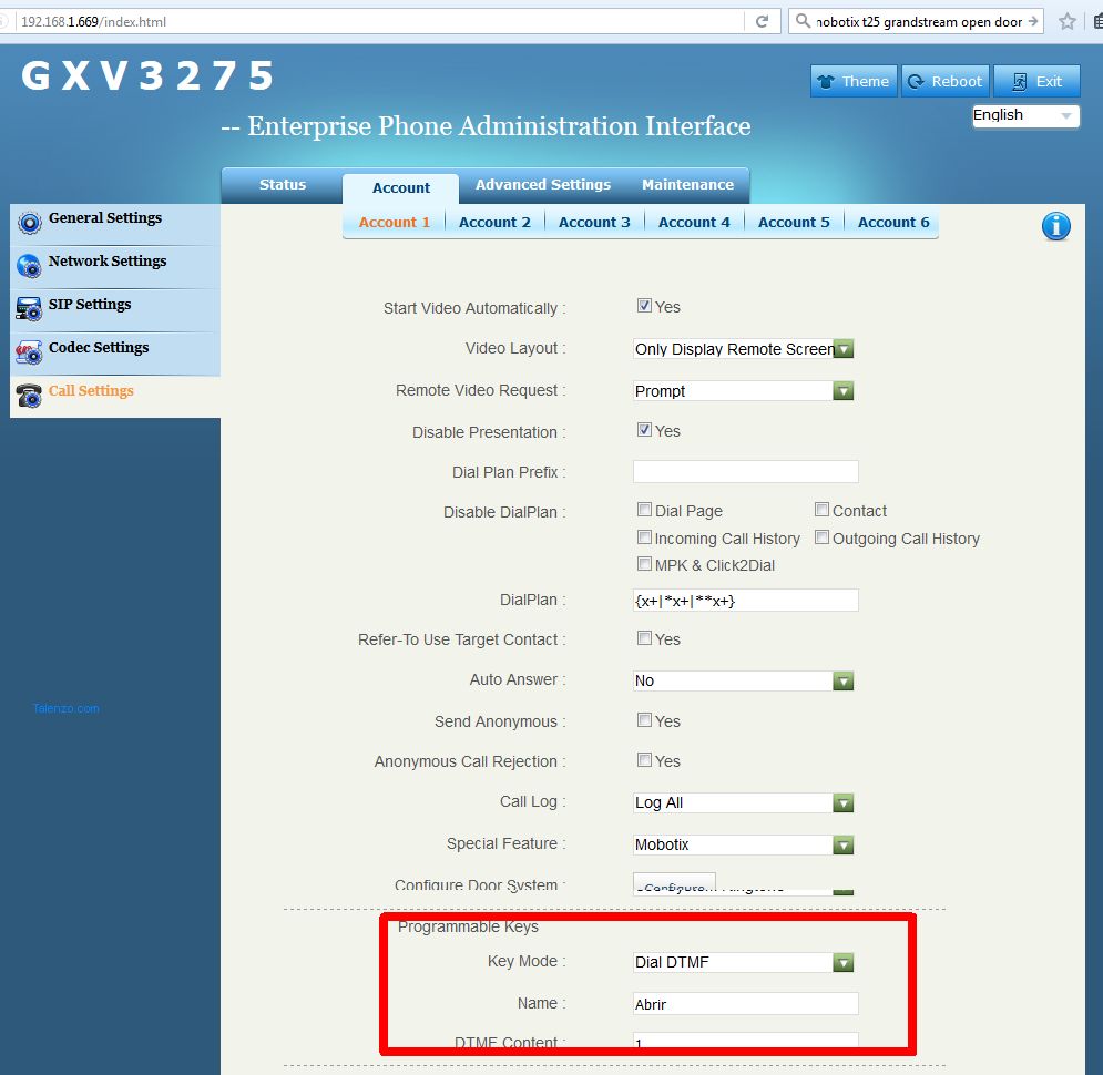 Mobotix-MXt25-grandstream-GXV3275